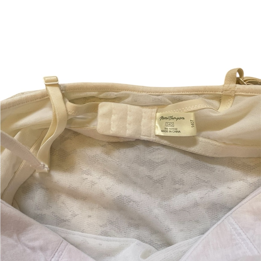Vintage White Lace Cami W/Built In Bra - Picture 8 of 8